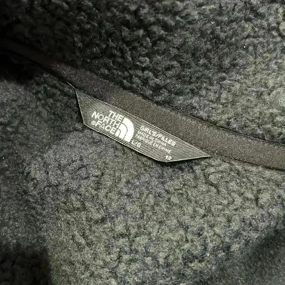 The North Face Girls’ Fleece Jacket, Large (Size 12)